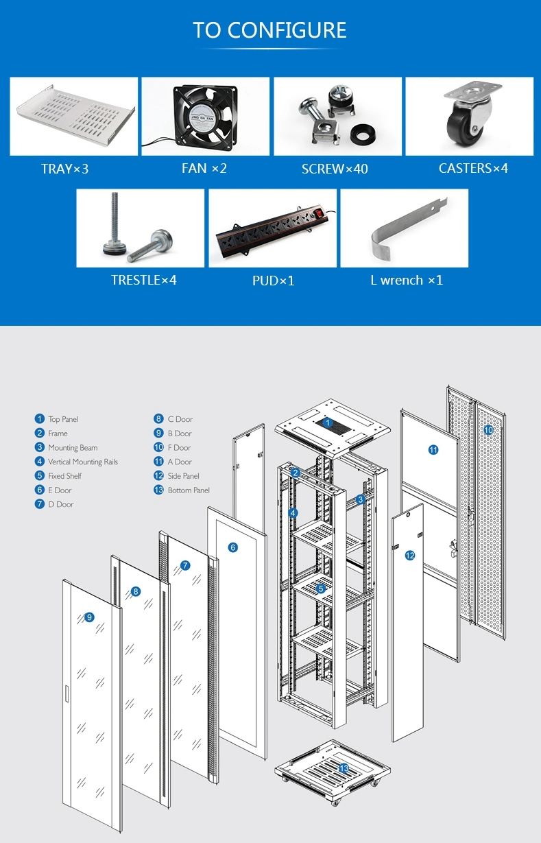 Data Cabinet Server Rack Enclosure