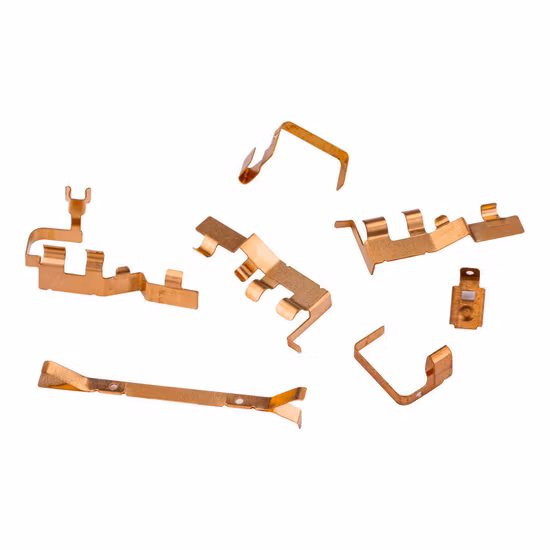 Изготовленный на заказ электрический разъем для аккумуляторной батареи, металлические штемпельные электрические контакты шрапнели